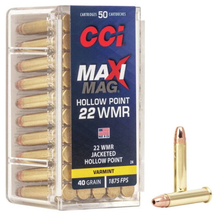 CCI .22 WMR MaxiMag Varmint 40 Grain